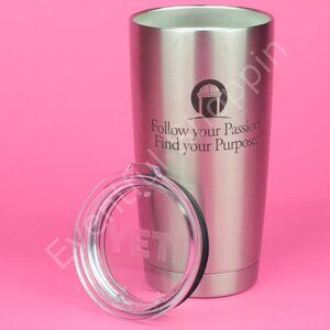 Yeti 20 Oz Rambler Tumbler with Lid Stainless Steel GCSU Follow Your Passion